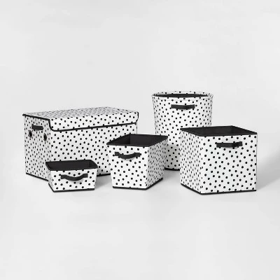 Canvas Dot Kids' Bin - Pillowfort™ - Image 4