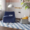 Area Kids' Rug Checker Blue - Pillowfort™