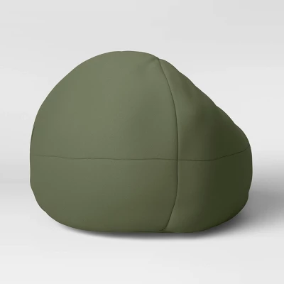 Canvas Kids' Bean Bag Green - Pillowfort™ - Image 3
