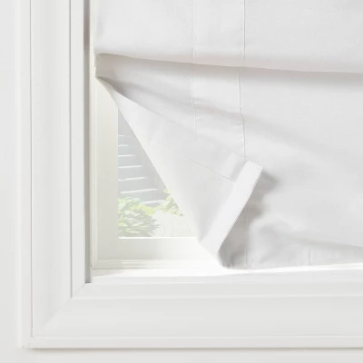 30" X 64" Blackout Roman Kids' Shade White - Pillowfort™ - Image 3