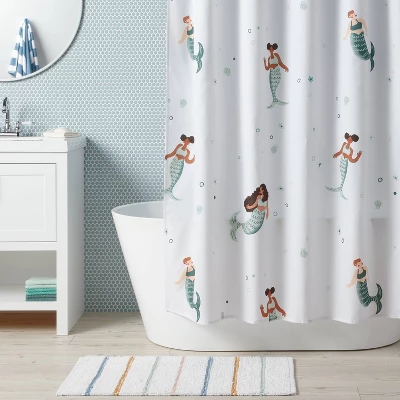Mermaid Kids' Shower Curtain - Pillowfort™
