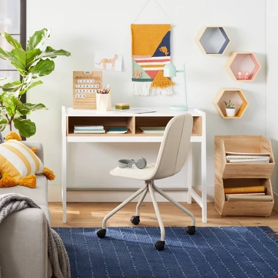 Natural Wood Hexagon Kids' Shelf - Pillowfort™ - Image 4