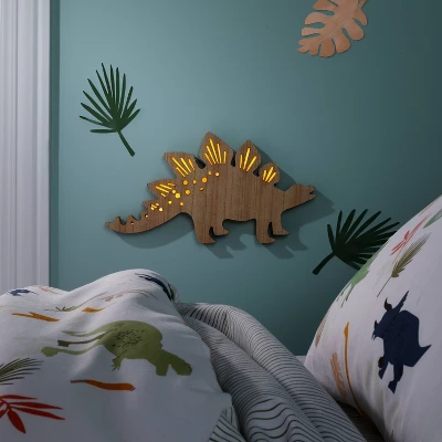 Dinosaur Wood Lit Kids' Wall Decor - Pillowfort™ - Image 2