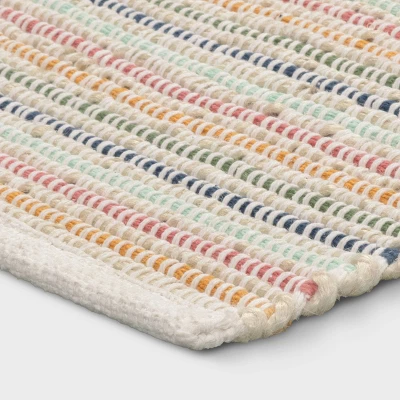 27"x45" Striped Ribbed Accent Kids' Rug - Pillowfort™ - Image 3