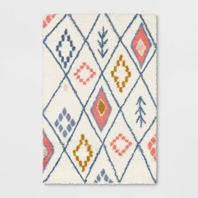 Mesa Area Kids' Rug Pink/Blue - Pillowfort™ - Image 4