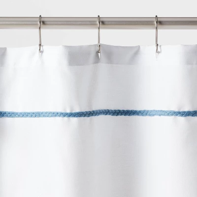 Multi Striped With Tassels Kids' Shower Curtain - Pillowfort™ - Image 2