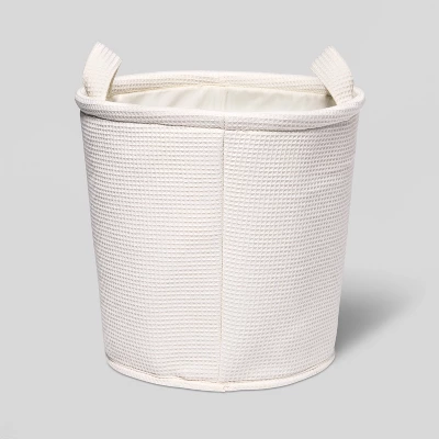 Waffle Kids' Storage Basket Cream - Pillowfort™ - Image 5
