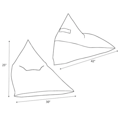 Triangle Lounge Kids’ Chair - Pillowfort™ - Image 6