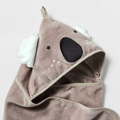 25"x50" Koala Kids' Hooded Towel - Pillowfort™ - Image 2