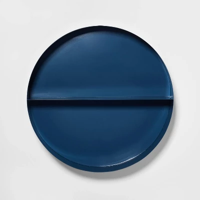 Metal Round Kids' Shelf Navy - Pillowfort™ - Image 2