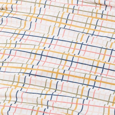 Plaid Print Cotton Kids' Sheet Set - Pillowfort™ - Image 3