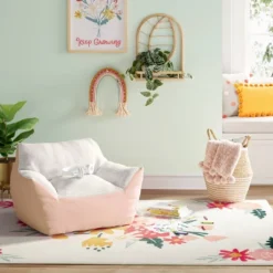 Chambray Kids’ Bean Bag Chair - Pillowfort™
