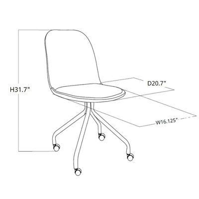 Rolling Kids' Desk Chair - Pillowfort™ - Image 8