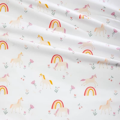 Unicorn Cotton Kids' Sheet Set - Pillowfort™ - Image 3